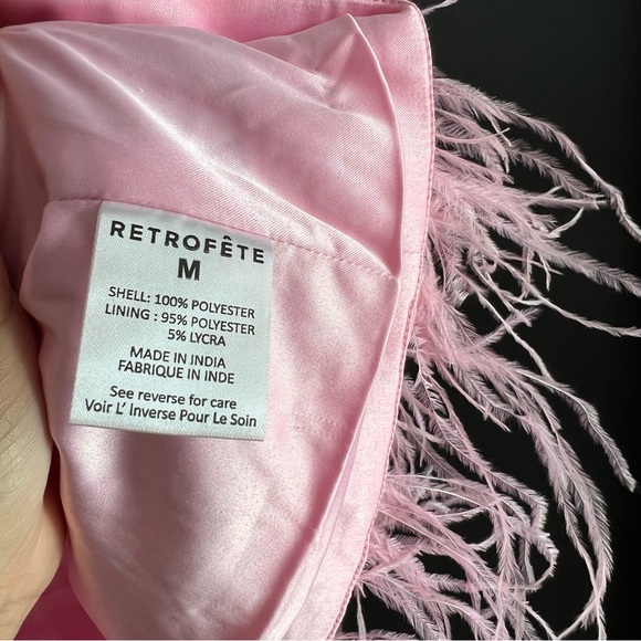 Retrofete Anastasia mini Dress in Bubblegum Pink Size Medium NEW! New with tags! - Picture 9 of 12